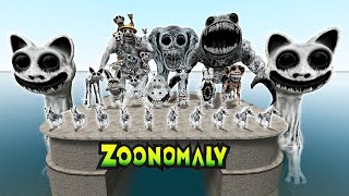 DESTROY ALL ZOONOMALY MONSTERS FAMILY & POPPY PLAYTIME 3 FAMILY in FLATWATER - Garry's Mod