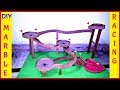 DIY | How To Make Marble Run Machine From Cardboard | Marble Racing