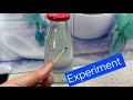 EXPERIMENT  mit Unterdruck 