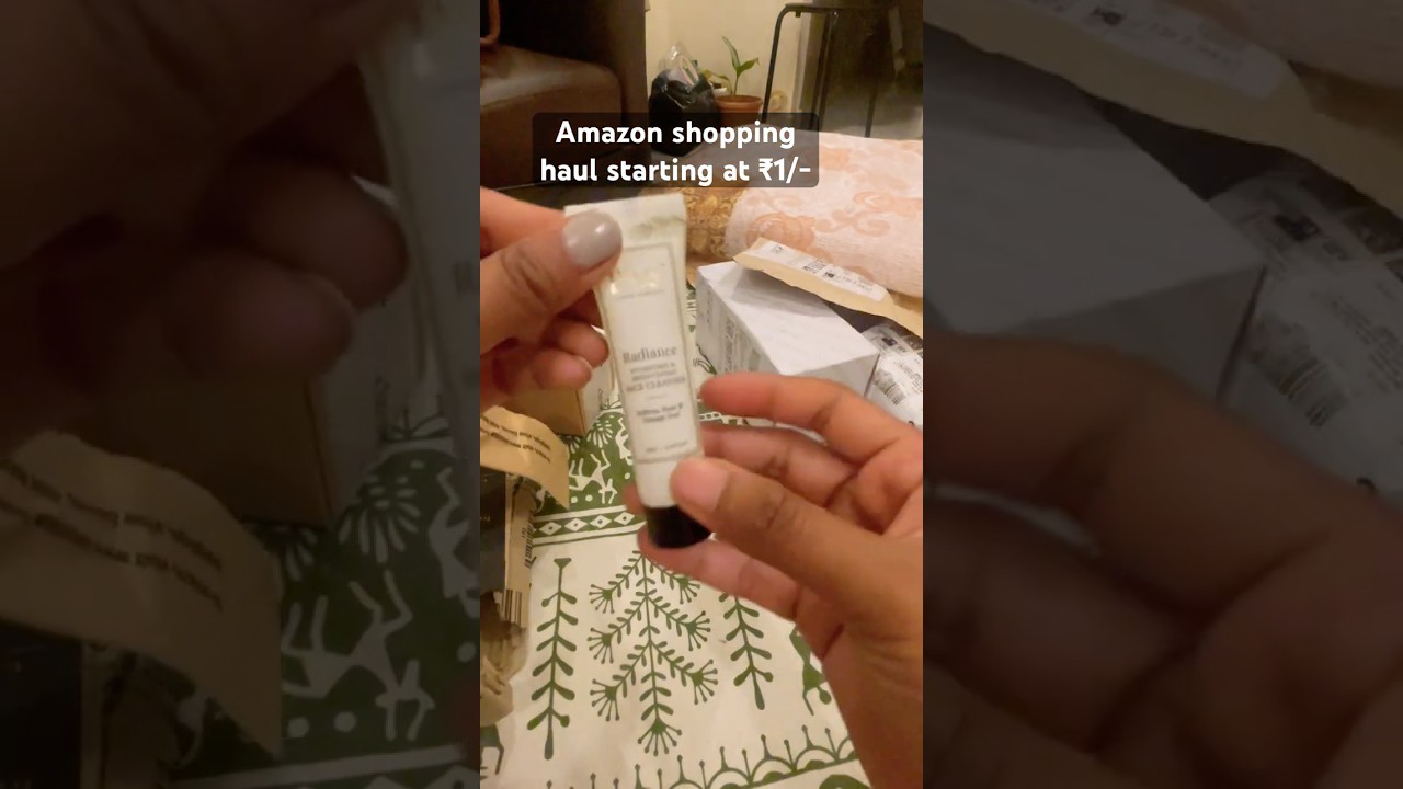 Amazon shopping haul starting at ₹1/- 