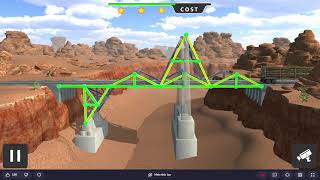 Bridge Builder Simulator | Canyon level 19