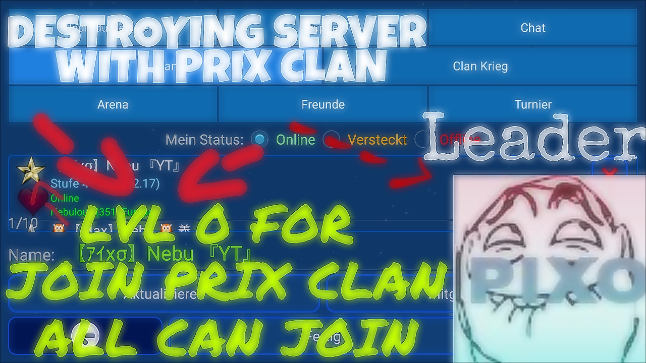 TEAMING WITH PRIX MEMBERS//PRIX CLAN DESTROYING SERVER//PixoNebuYT