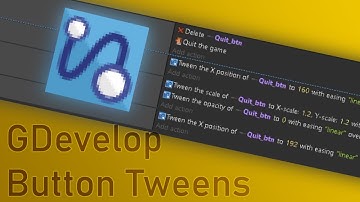 Smooth, animated buttons in GDevelop 5