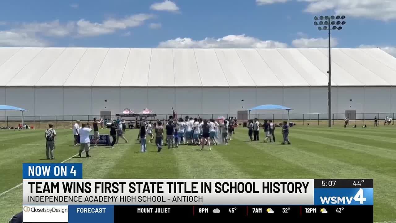Antioch soccer team wins first state title despite not having their own field to practice on