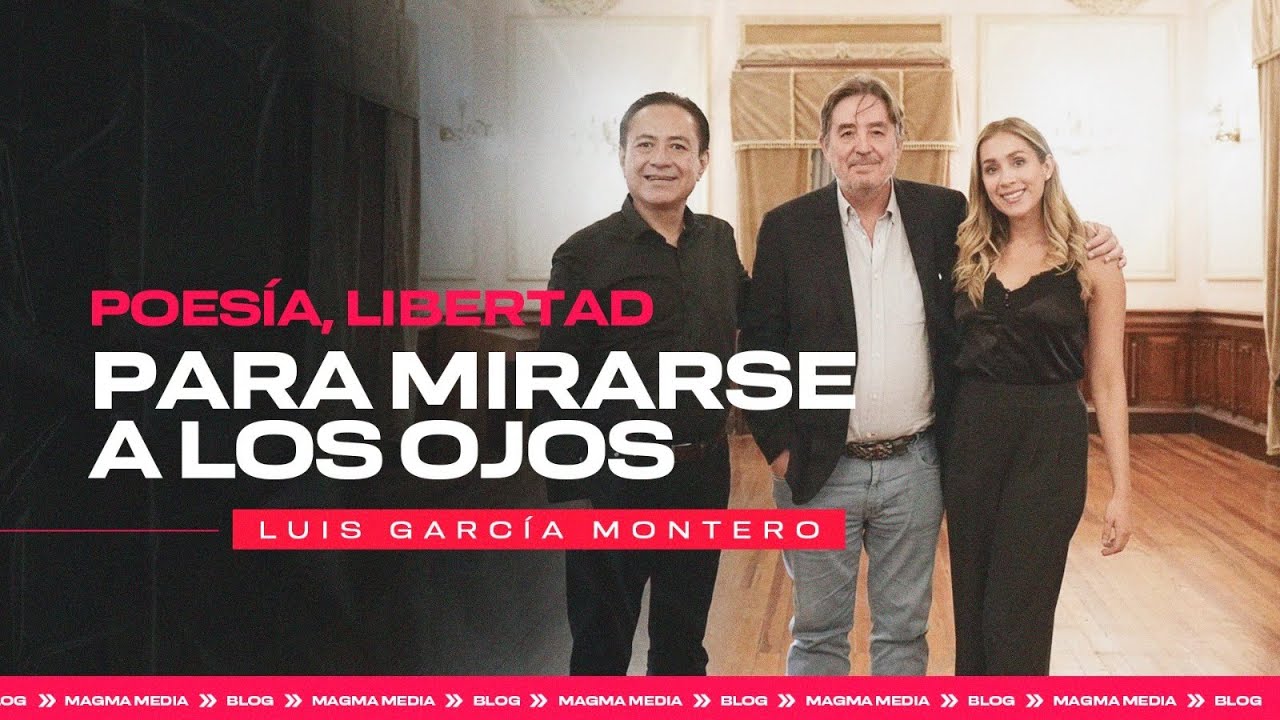 Poesía, libertad para mirarse a los ojos, con Luis García Montero - YouTube