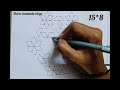 15*8 ಚುಕ್ಕಿಯ ಅದ್ಭುತವಾದ ಮತ್ತು ಸುಂದರವಾಡ  ರಂಗೋಲಿ | Rangoli 26 | #dotsrangoli  #kannada