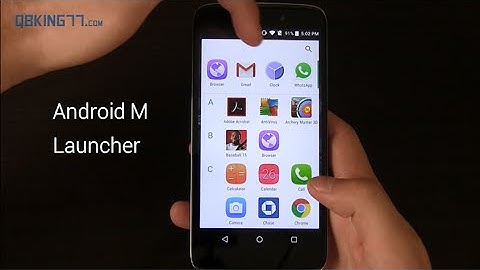 Install Android Marshmallow Launcher on Android KitKat and Lollipop