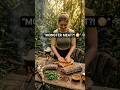 She Cooked Monster Meat in the Jungle Wild River Survival Cooking #junglecooking #wildlife #shorts