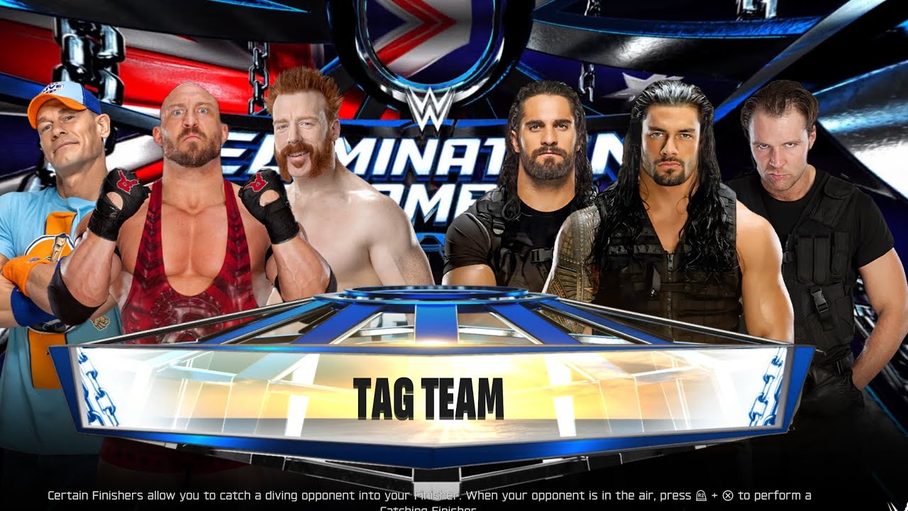 FULL MATCH - The Shield vs Ryback John Cena & Sheamus - Elimination Chamber 2013 - PS5 Gameplay
