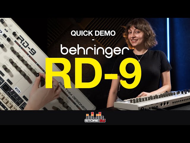 Quick Demo: Behringer's RD-9 Drum Machine is Here! 