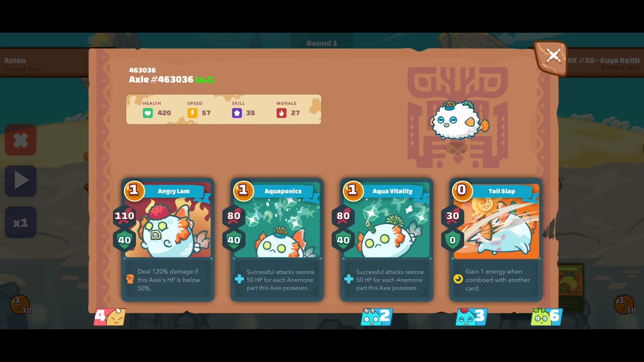 Axie Infinity - Double Anemone + Timber Plant / Hard to kill