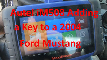 (445) Autel iM508 Programming 2004 Ford Mustang Key