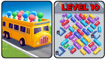 Bus Out Level Game 10 Walkthrough || Bus Out - Bus Jam Puzzle Game