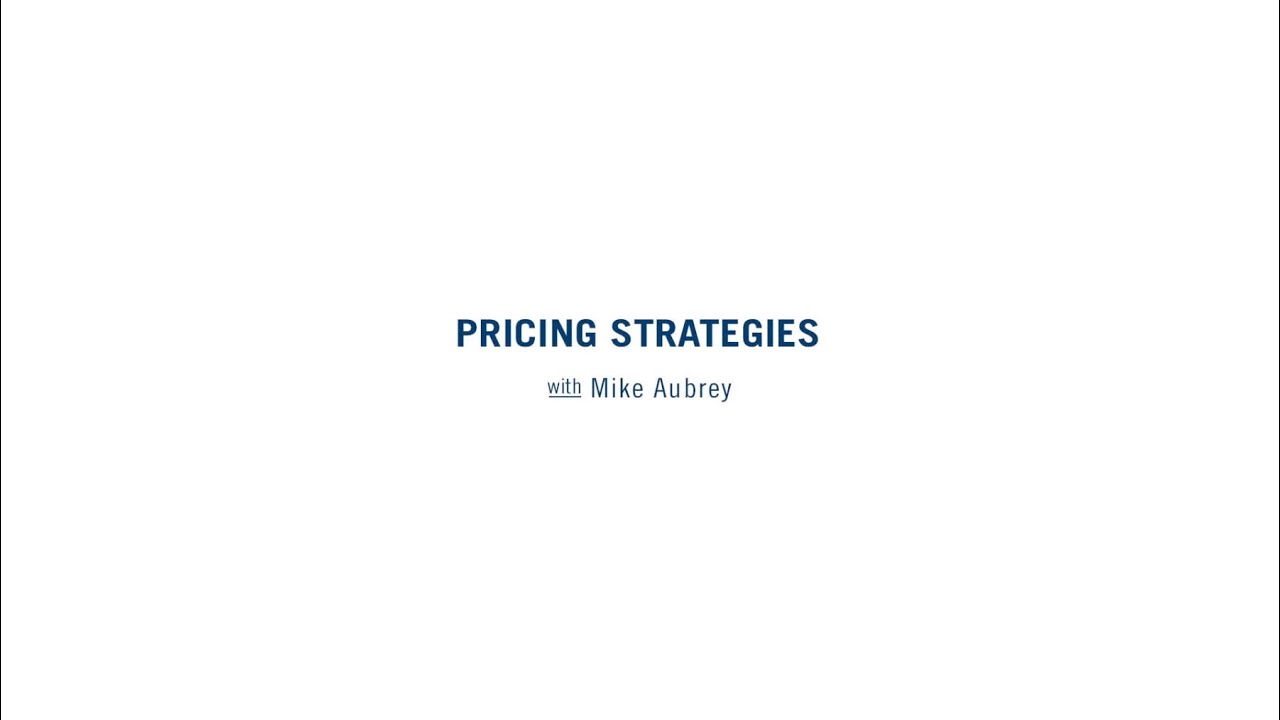 Pricing Strategies - YouTube