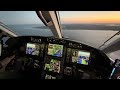 Pilatus PC-12 NGX bumpy dawn flight