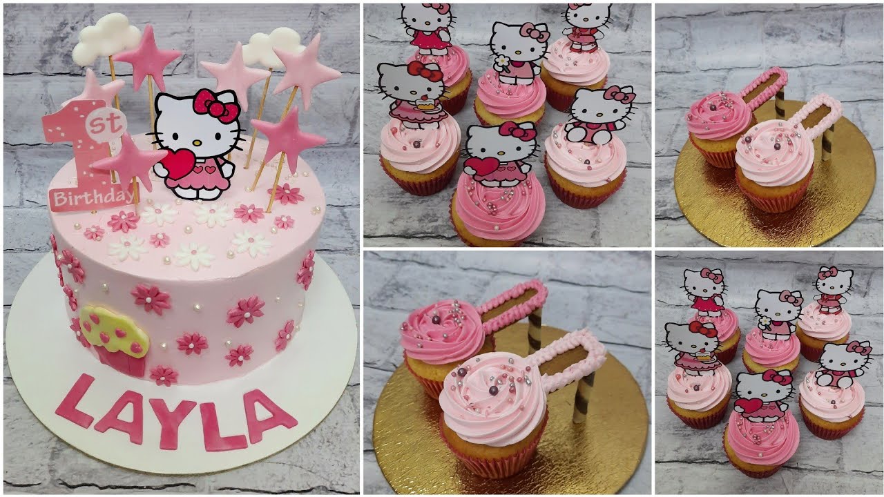 أسهل وانجح طريقه تورته و كب كيك💯 وتزيينه بالكريمه الغنيه الخطيييره مش هتبطلى تعمليه ‼️