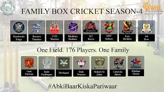 Family Box Cricket Season -4 | Saifiyah School Ground | Mohammediyah Galiakot | Day 2