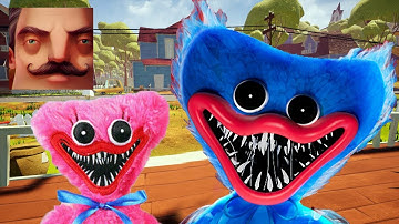 Hello Neighbor - My New Neighbor Poppy Playtime Huggy Wuggy History Gameplay Walkthrough
