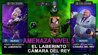 El Laberinto: Cámara Del Rey AMENAZA NIVEL 5 | Semana 4 | Alfombra Roja Deadpool  | MCOC Vídeo 991