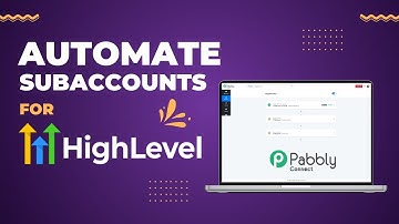 Use Pabbly to create subaccounts & users #GoHighLevel