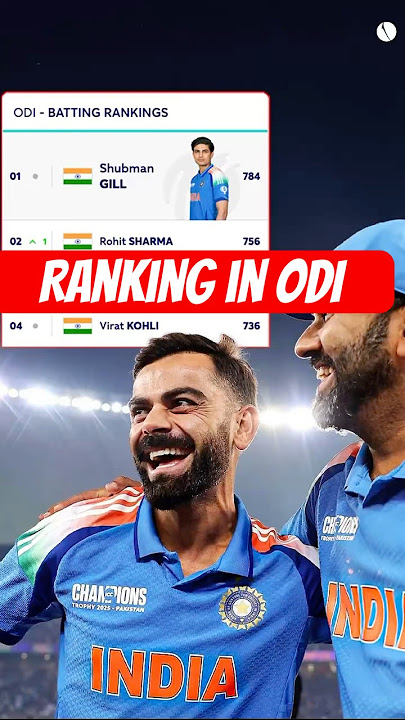 RO-KO Still Rule ODI Rankings After 157 Days! 📈 | Rohit Sharma Climbs Up ⬆️ #bullymaguire #yt #dj✨