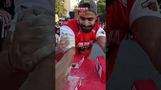 Delhi's best Arm Wrestler Ashish Mehta gets a hard win #shorts #armwrestling #viralshorts2023