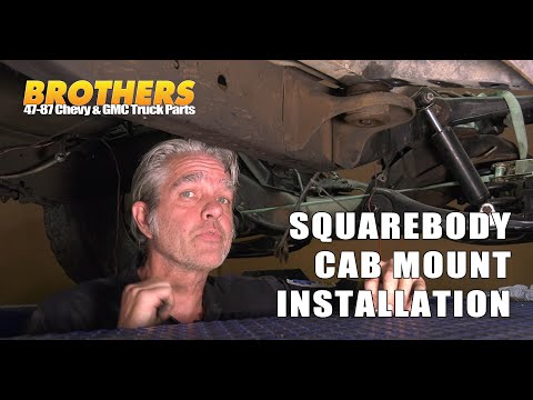 1973-87 Chevy & GMC Squarebody Cab Mount Removal/Install