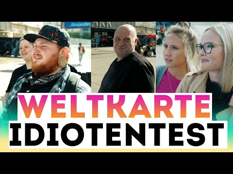 IDIOTENTEST Weltkarte | Wo liegen die USA?