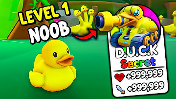 Starting Over As NOOB With OP DUCK TANK In Duck Evolution!