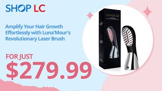 Luna'Mour LaserBoost+ Hair-Growth Brush: RF, Sonic & Laser Technology