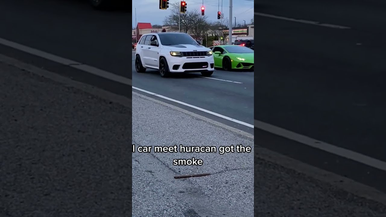 JEEP TRACKHAWK VS LAMBORGHINI HURACAN