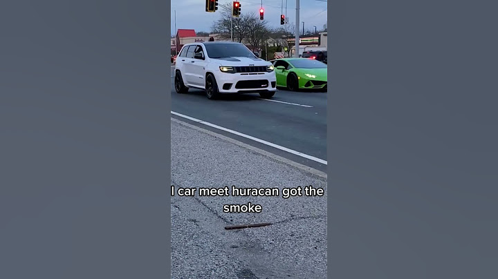 JEEP TRACKHAWK VS LAMBORGHINI HURACAN