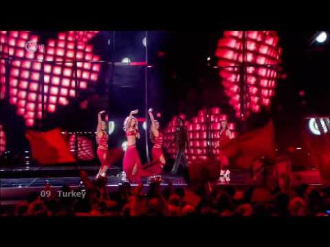 Hadise HD Dum Tek Tek semifinal Eurovision 2009
