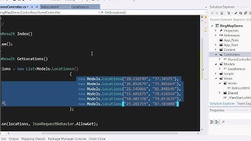 Bing Map Integration with ASP.NET MVC4 application