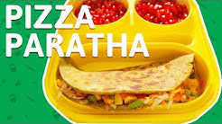 Yummy Pizza Paratha Recipe | पिज़्ज़ा पराठा | Spinach Pizza Paratha | Cheese Paratha For Kids
