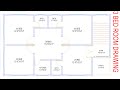House plan design  ep 91  1100 square feet 3 bedrooms house plan  layout plan