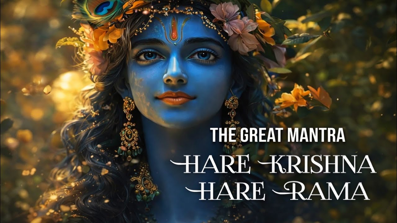 हरे कृष्ण हरे राम 🦚-भजन|Krishna Mantra for Deep Sleep, Peace & Healing......