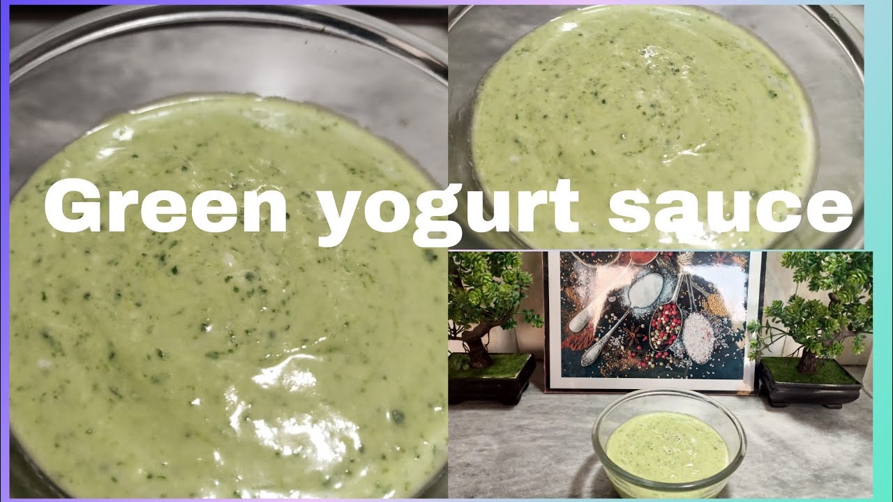 Spicy Green yogurt sauce I Hari chutney I paratha roll sauce I How to make perfect Green sauce