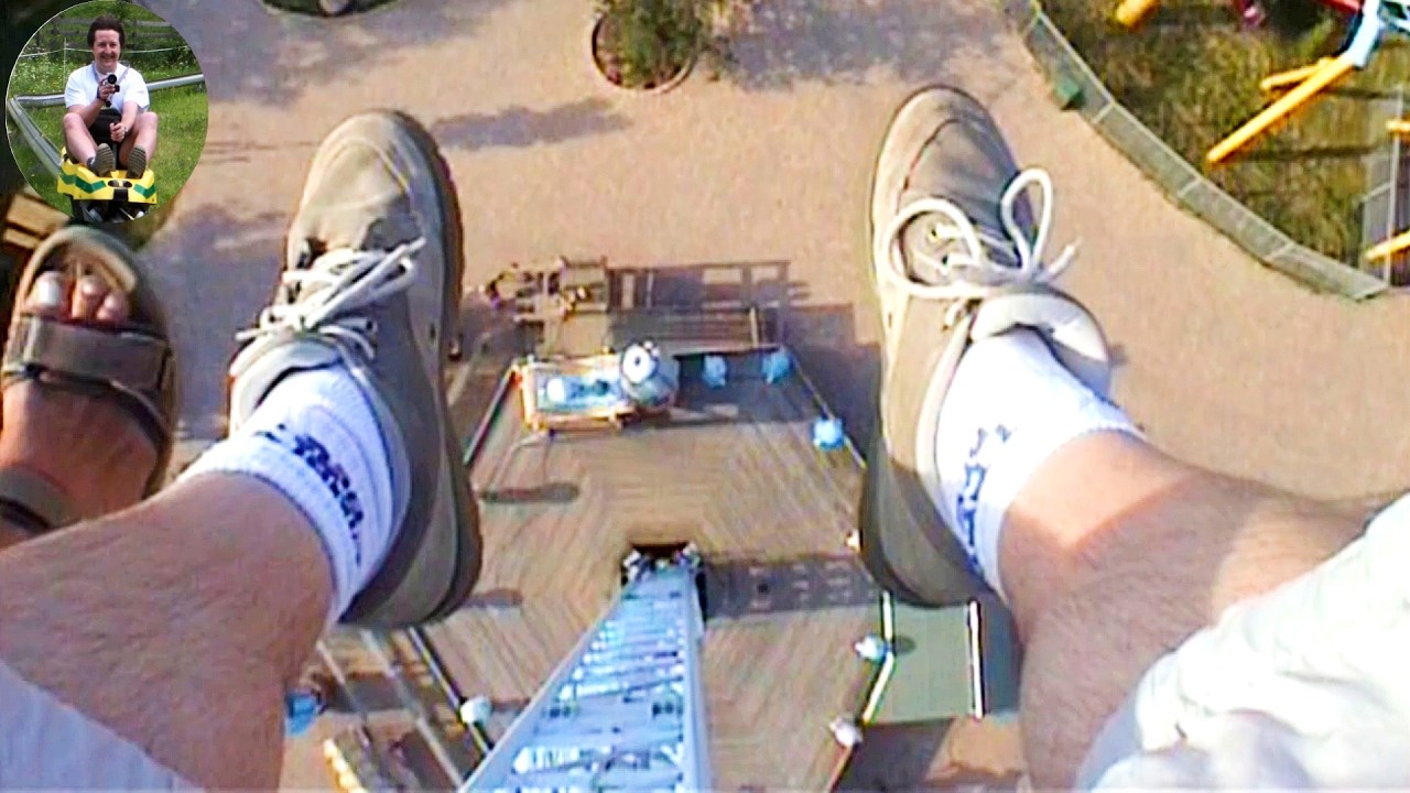 Cobratårnet (Free Fall) 2007 Footage and On-Ride POV - BonBon Land Theme Park Denmark