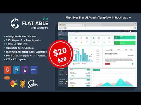 Flat Able - Bootstrap 4 Admin Template | Themeforest Website Templates and Themes