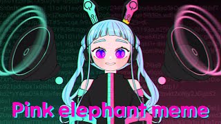 Pink elephant meme