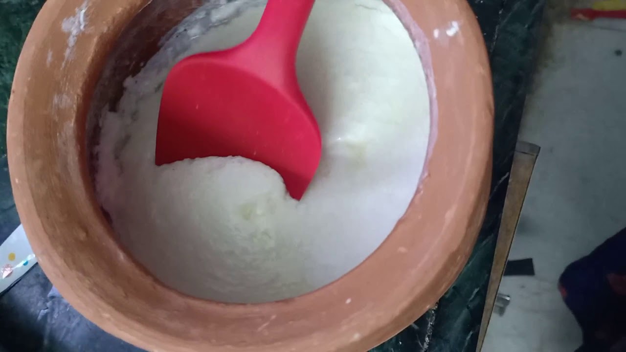 Curd in clay pot at Home How to clean claypot without soap YouTube