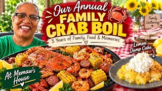Our Annual Family Crab Boil! 🦀 | 5 Years of Family, Food & Memories