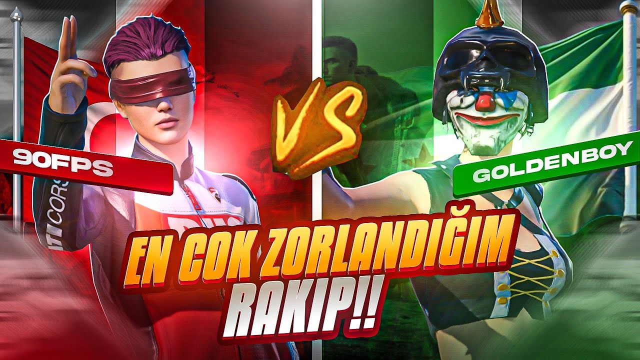 TURNUVALARDA EN ÇOK ZORLANDIĞIM RAKİBE ACIMADIM !! VS GOLDENBOY 🇸🇾