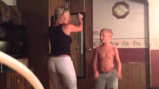 Braden teaching me the wop