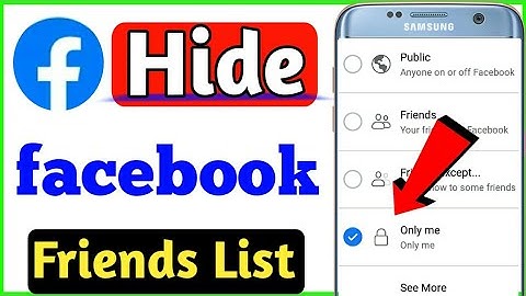 How to lock Facebook friends list | (Easy) on Mobile (Android or iphone)