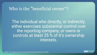 Filing Your Beneficial Ownership Information