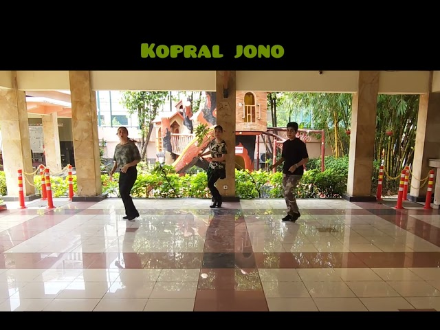 KOPRAL JONO Line Dance - Choreo by Diba Munaf (INA) August 2023 class=