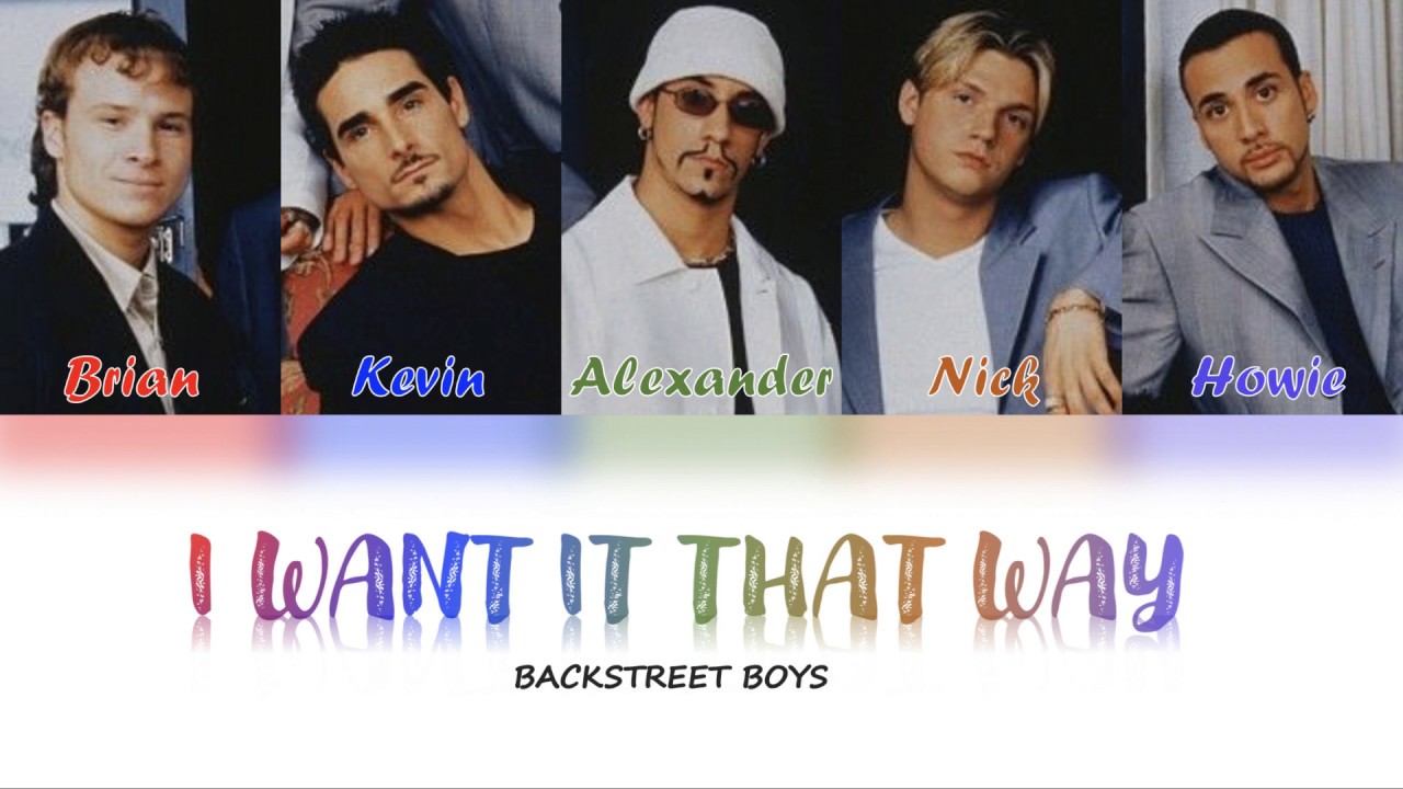 Backstreet Boys - I Want It That Way Lyrics