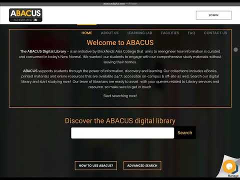 ABACUS Digital Library : How to access ProQuest eBook Central